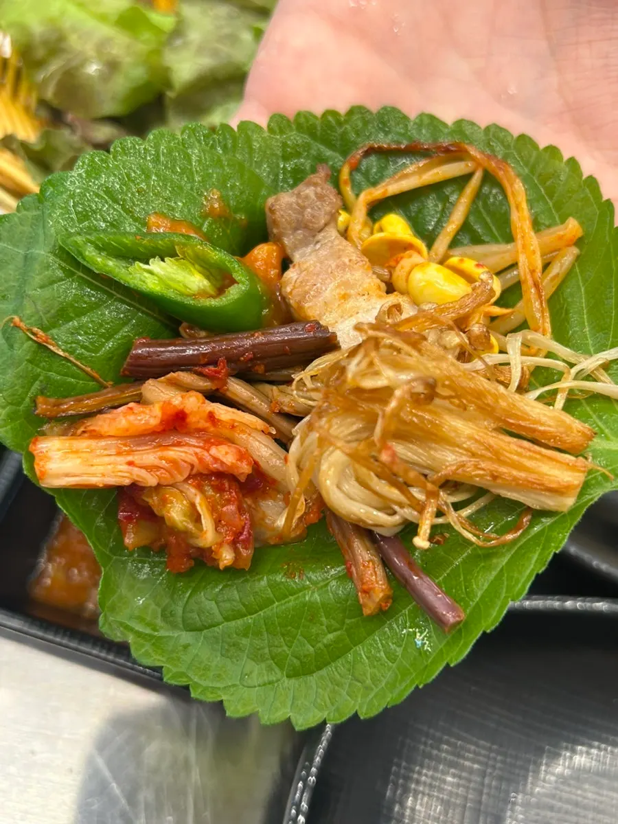 Pork belly wrap