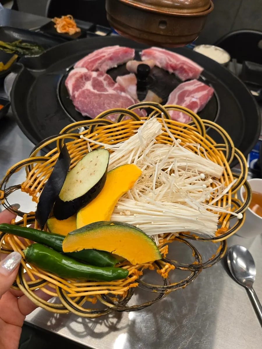 쌈채소 무한리필 셀프존