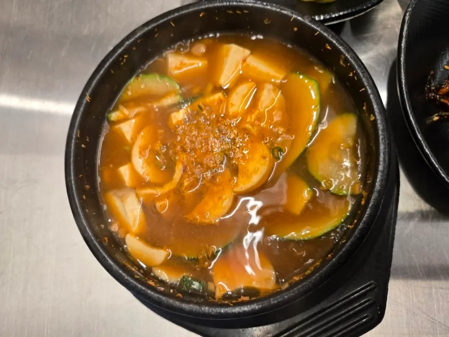 함께 주문한 된장찌개