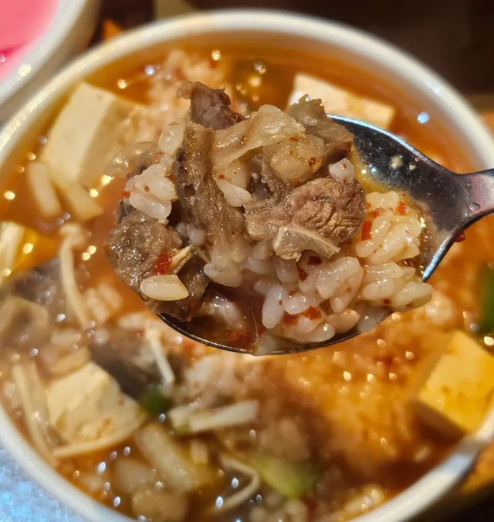 Doenjang sulbap loaded with ingredients