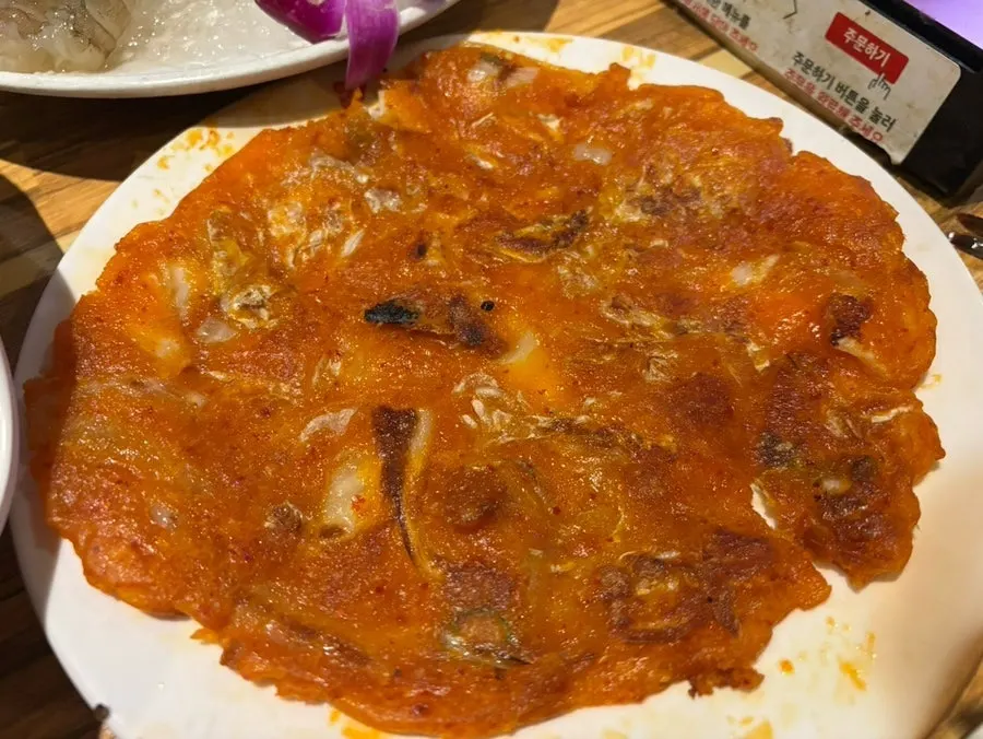 Ingredients for making your own kimchi pancakes