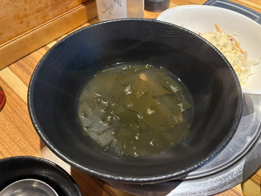 Side dishes served with sashimi