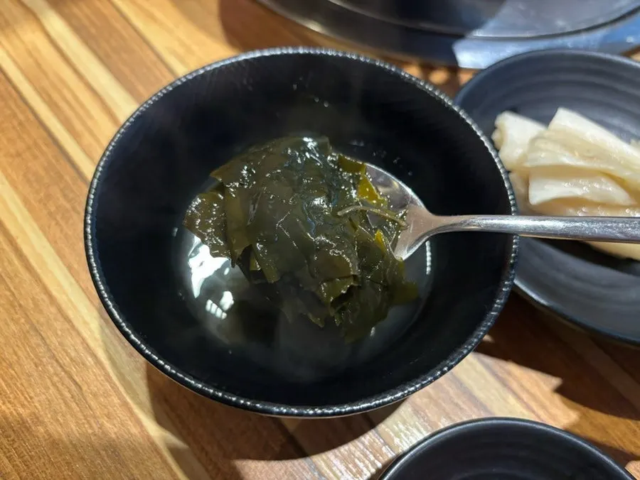 Side dishes served with sashimi