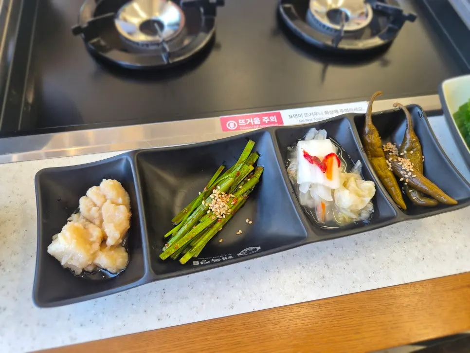 Plates of assorted side dishes