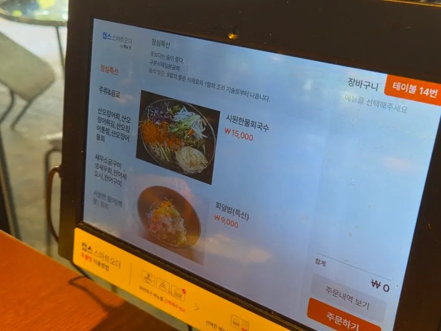 午間套餐餐點組合