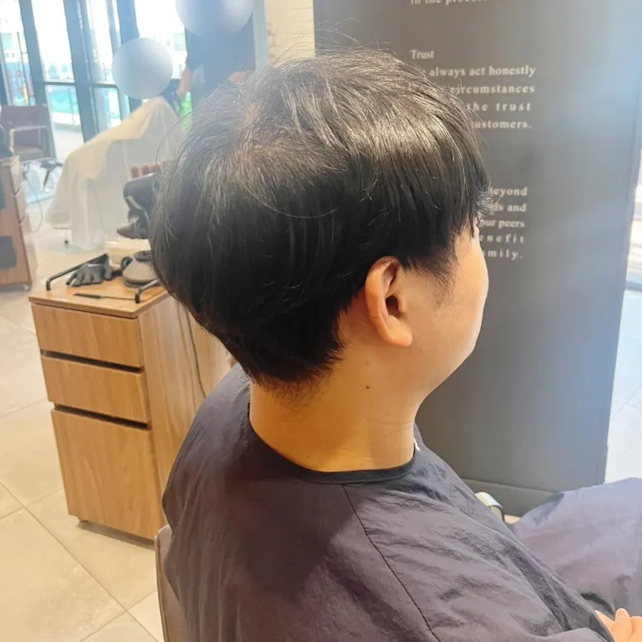 남성커트 비포 애프터 비교