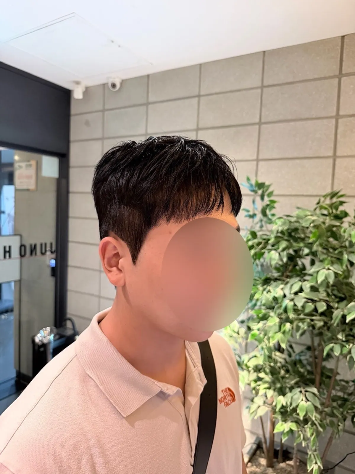 두피 스케일링과 디자인커트 완성 남자 머리