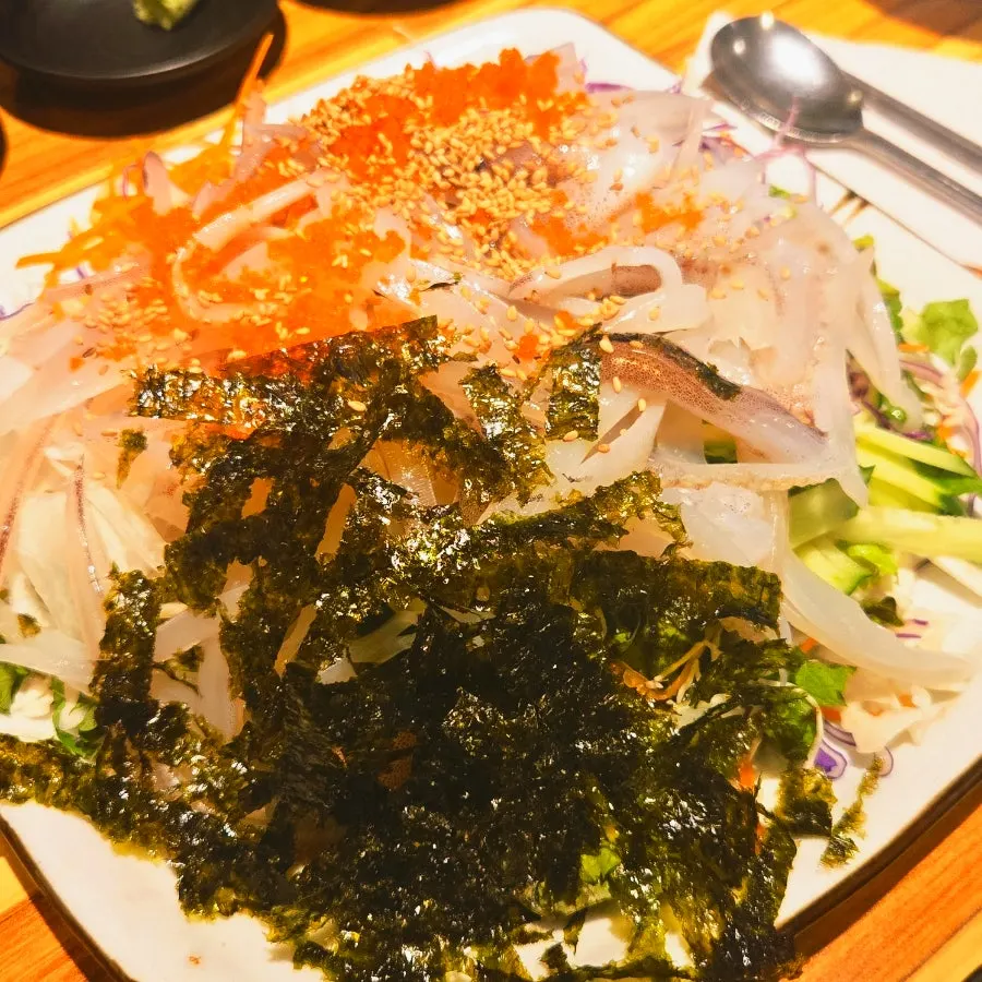 Table filled with main dishes