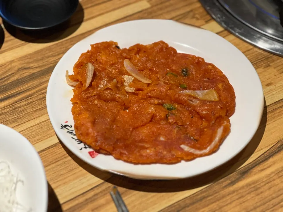 Generous spicy fish stew order spread