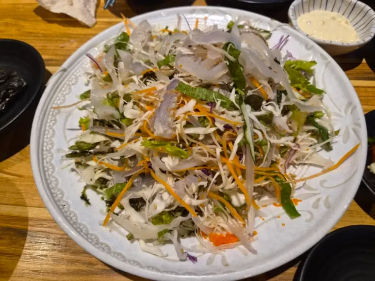 Sashimi mực với độ giòn tươi sống