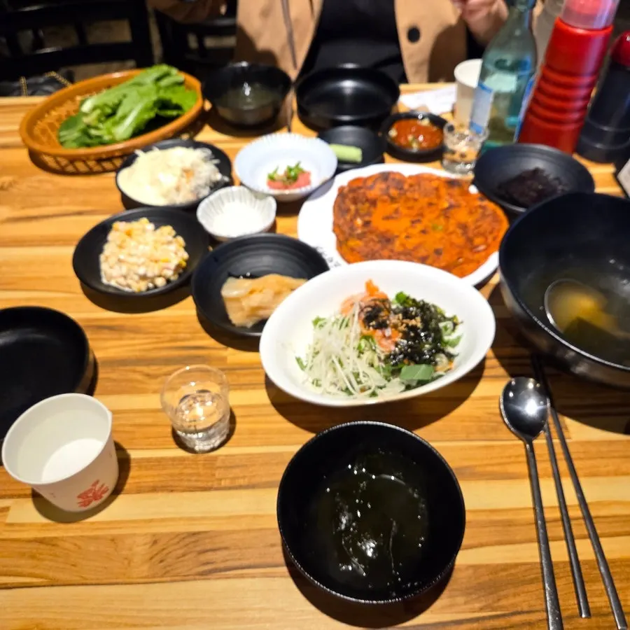 Self-serve bar with ramen and dumpling soup noodle add-ins