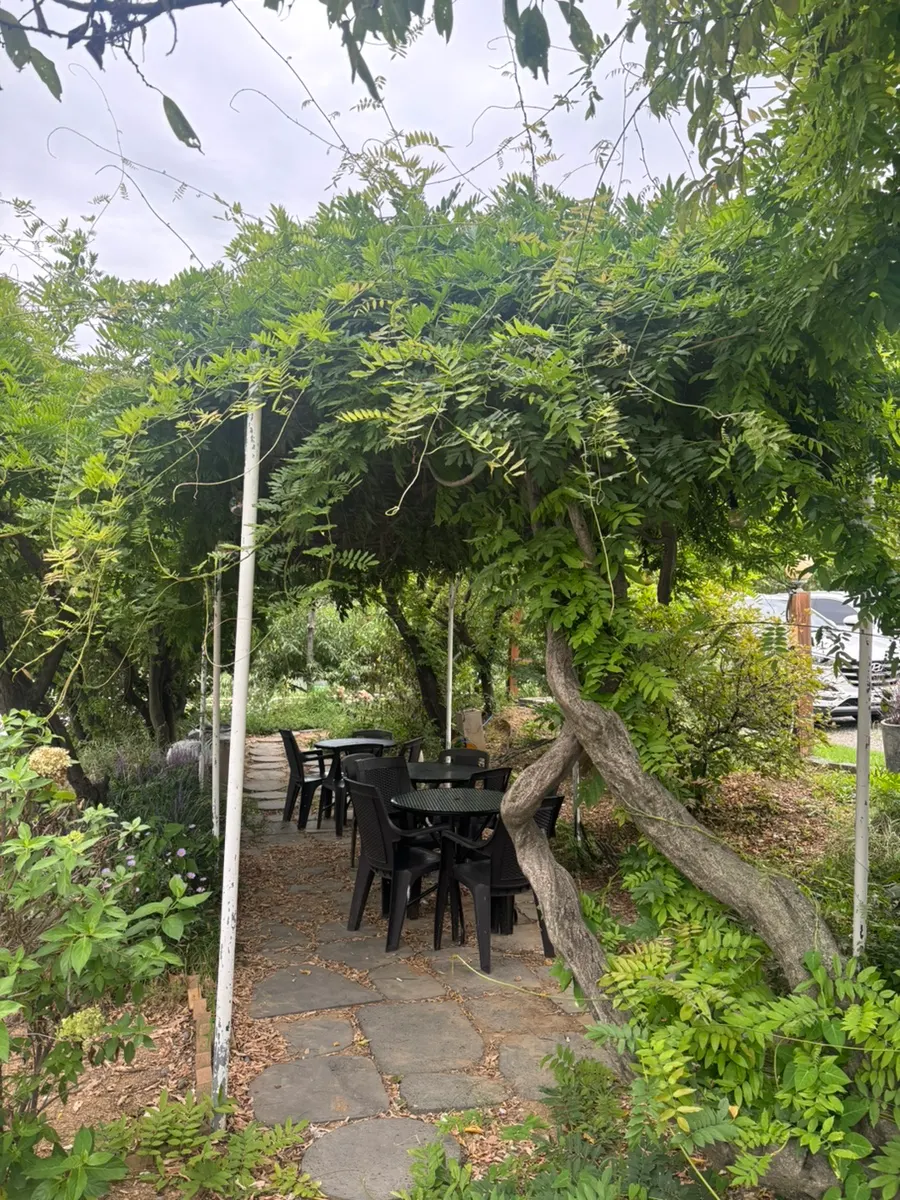 Tables for relaxing after a meal