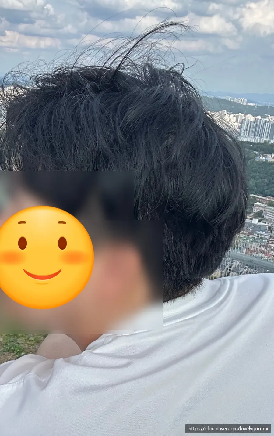 Men's down perm style in Guwol-dong