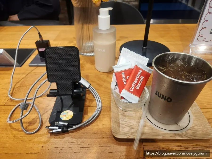 Drink and coffee biscuits provided