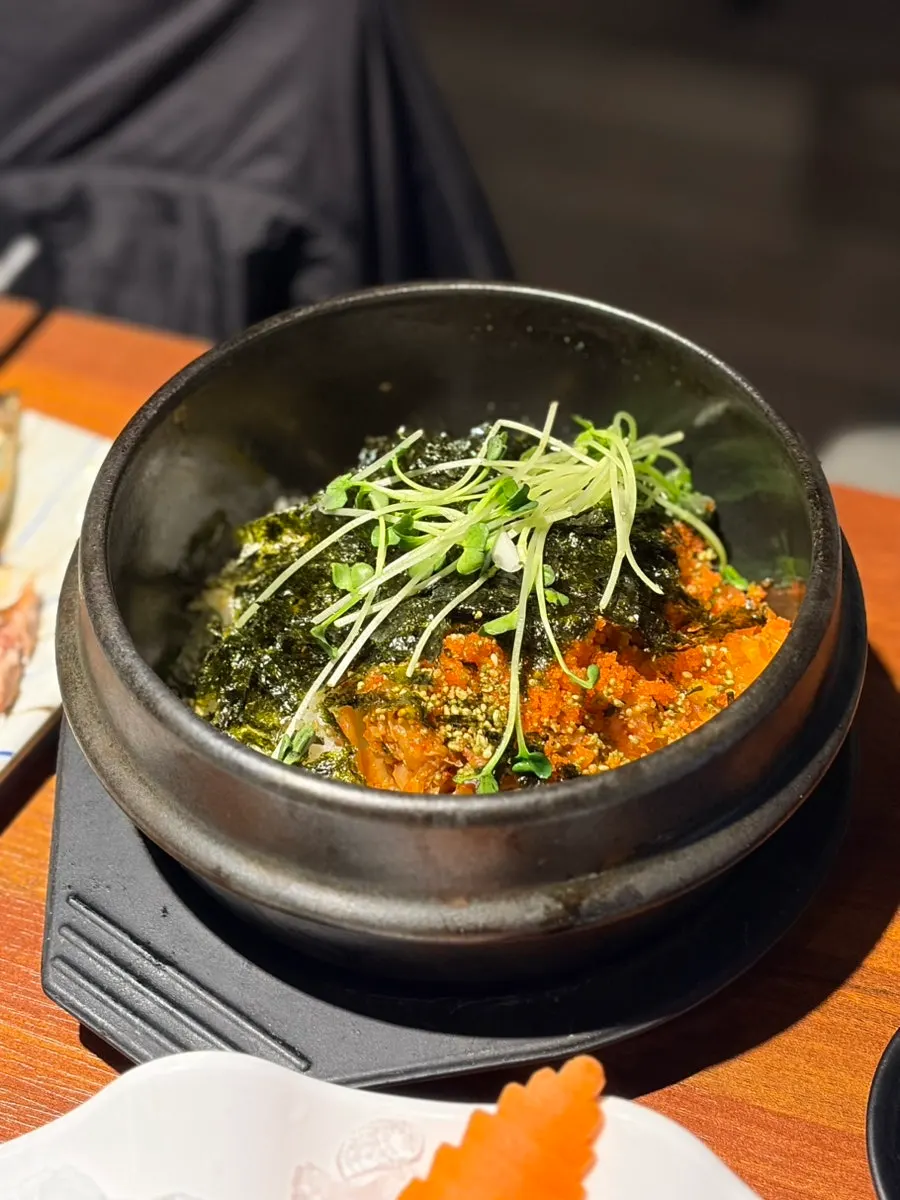 생새우를 판매하는 횟집 메뉴