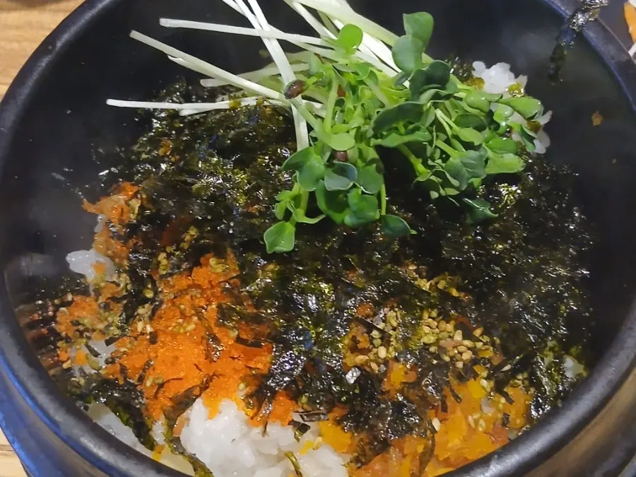 Ordered lunch specials and grilled fish