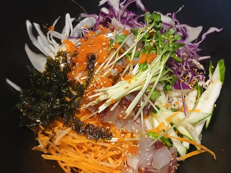 A filling lunch special roe rice