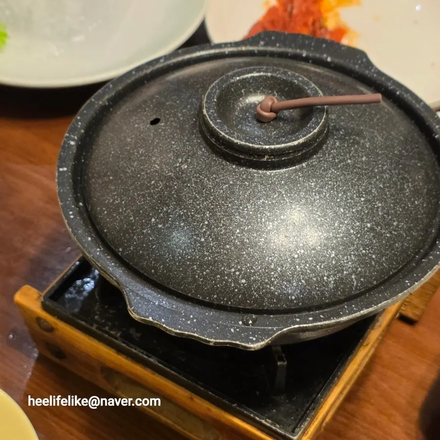잡채와 소불고기 반찬