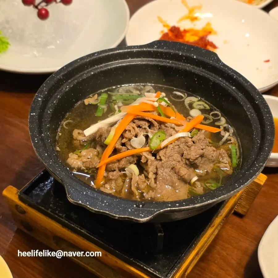 한정식 코스 요리