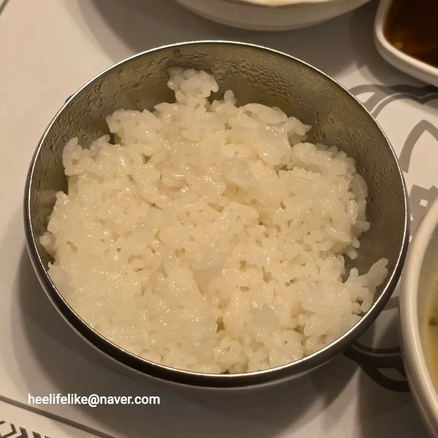전복정식 식사 메뉴