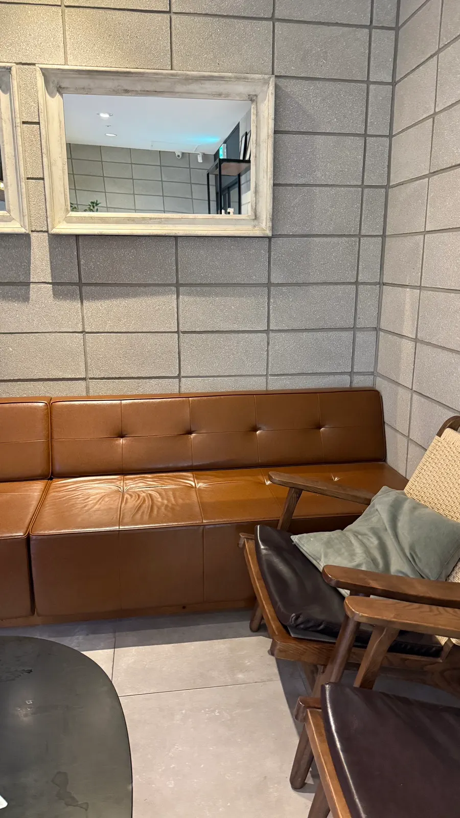 チュノヘア九月洞ロデオ店の待合スペース