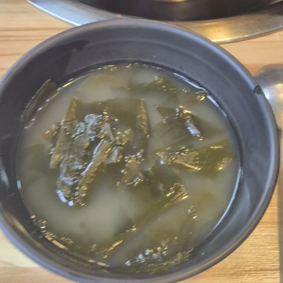 Crisply cooked kimchi pancake