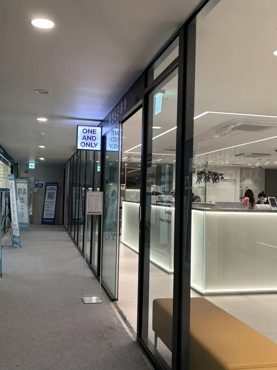 Clean hair salon interior atmosphere