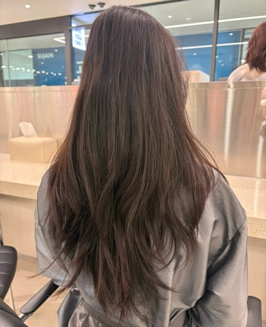 Light hair before black coloring