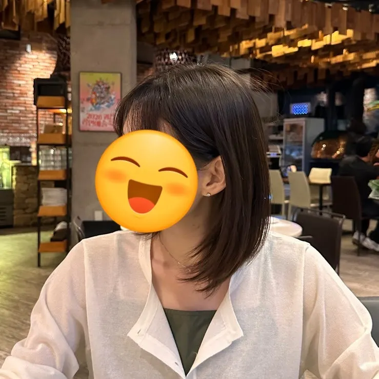 시술 후 바로 약속 장소로 향한 단발 헤어