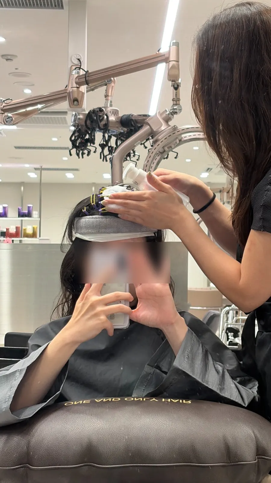 Sectioned root perm design work