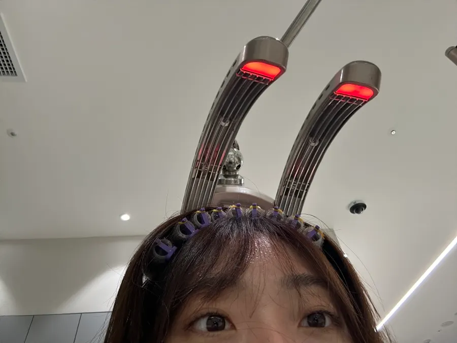 단발로 많이 자른 직후 머리 길이