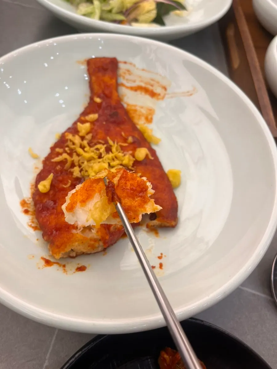 Seasoned scallop side dish