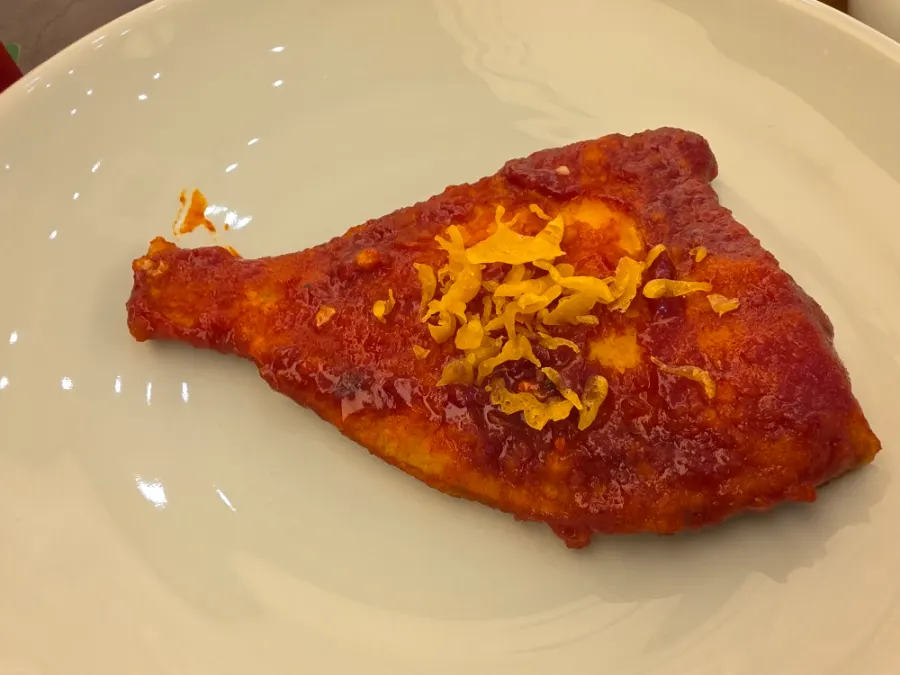 정찬에 함께 나온 가자미살 양념