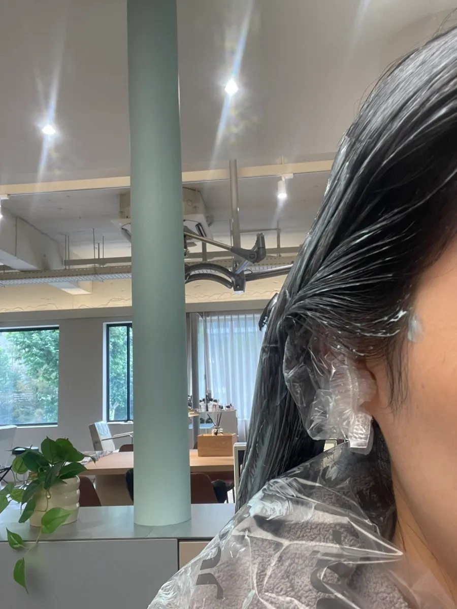 Waiting time after applying the dye