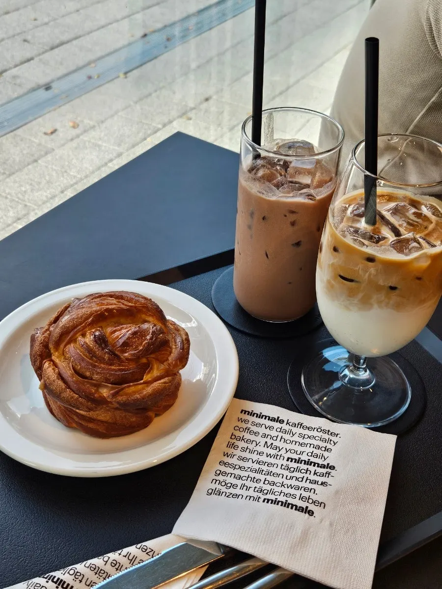 A cup of Real Belgian Dark Chocolate drink