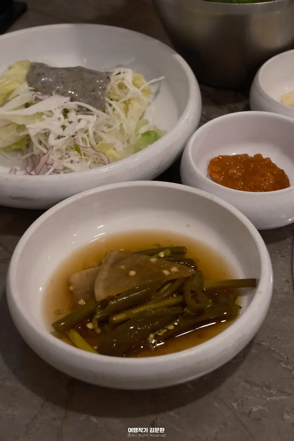 Close-up of grilled marinated galbi