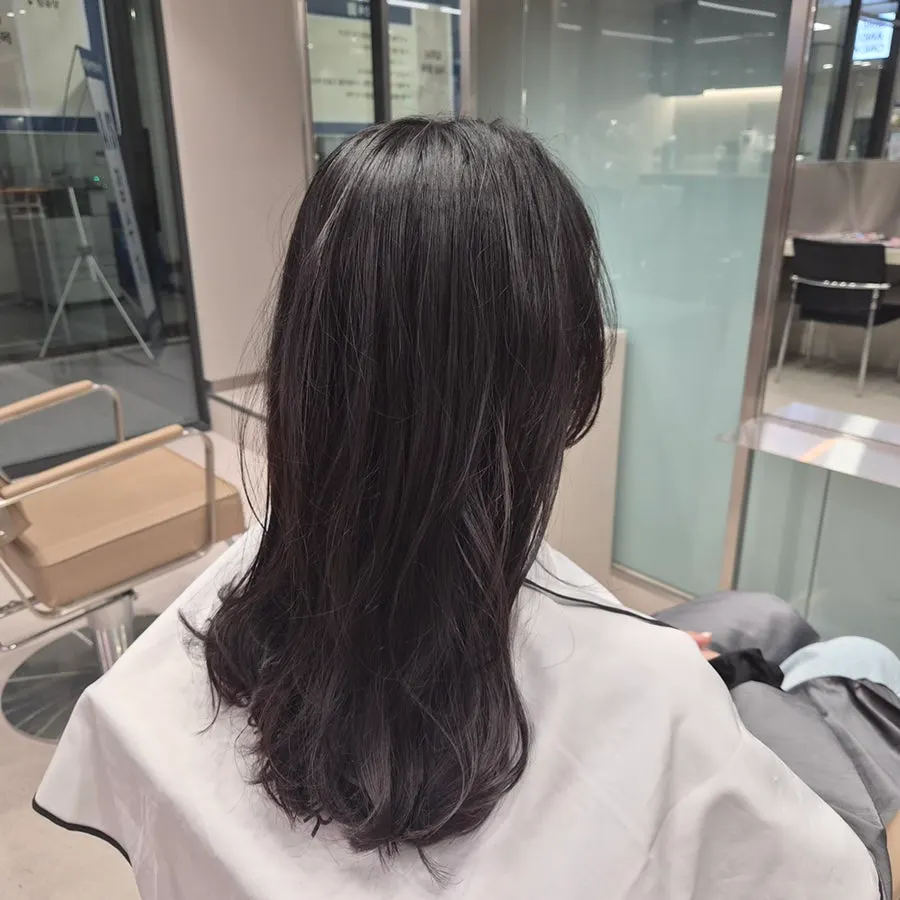 Scalp condition after care checked with the machine