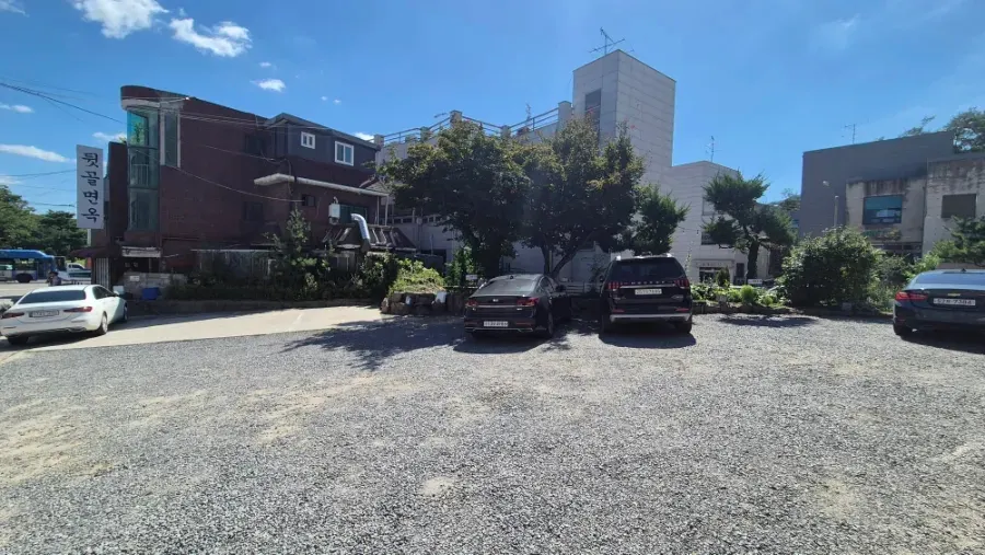 Private parking lot in front of Deo Chadol