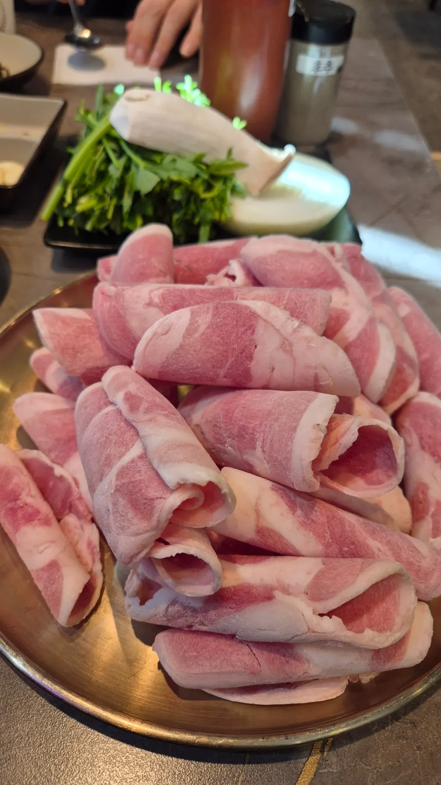 Plate of raw duck chadol, 350g