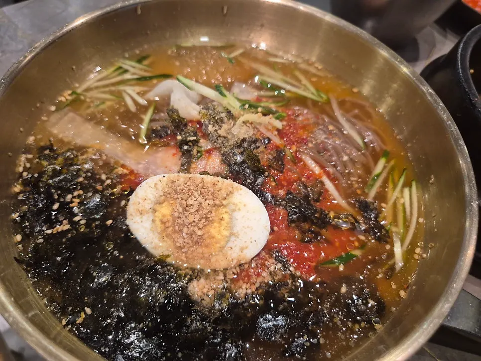 마무리로 주문한 메밀 물막국수