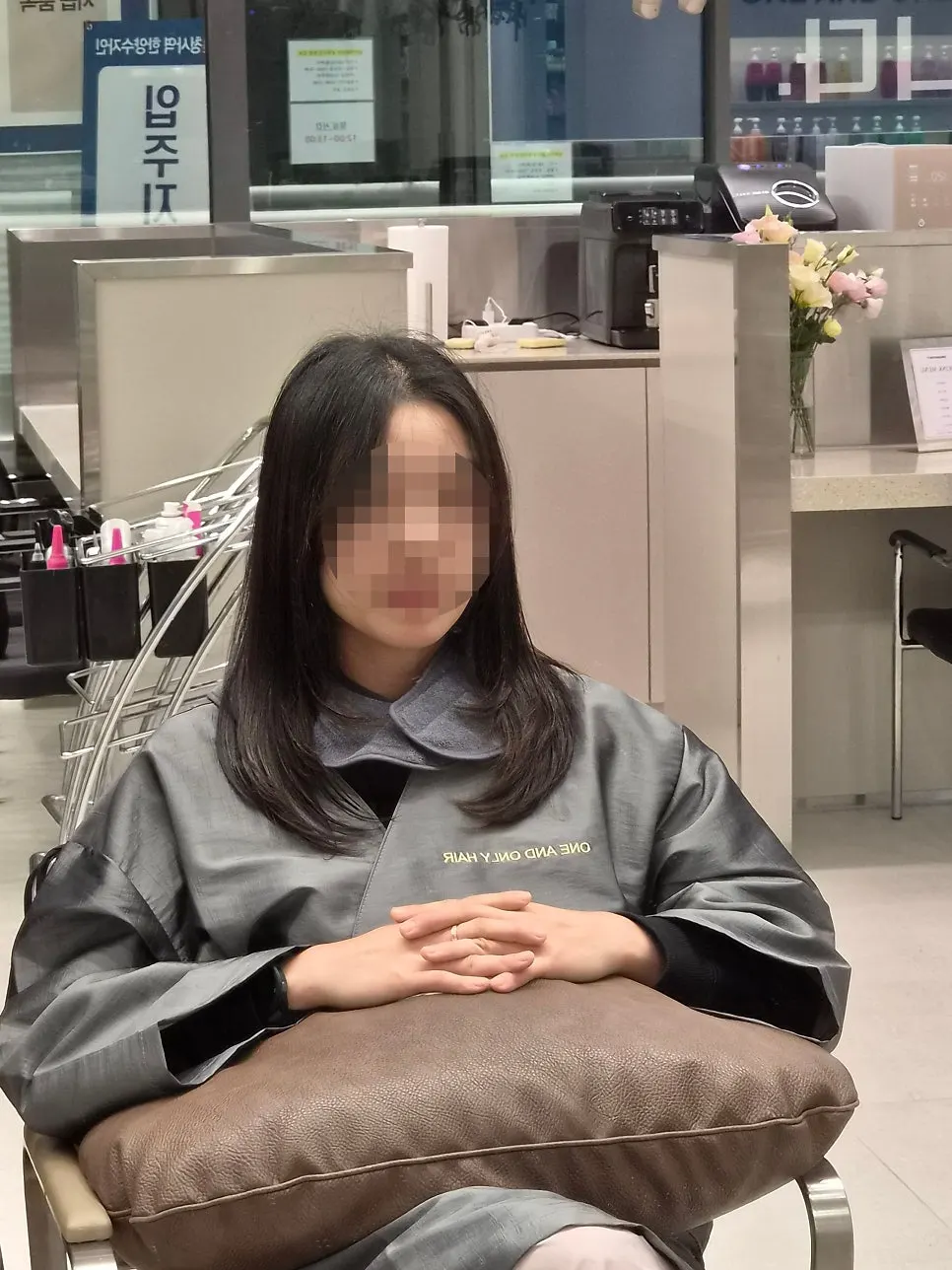 끝부분 C컬 볼륨매직 관련 사진