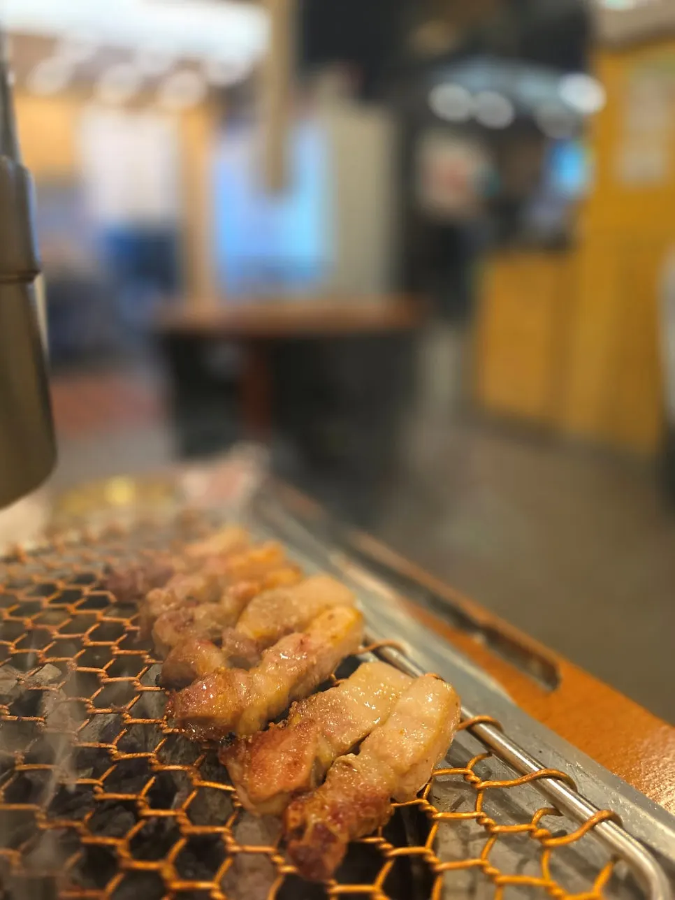 Tender charcoal-grilled black pork