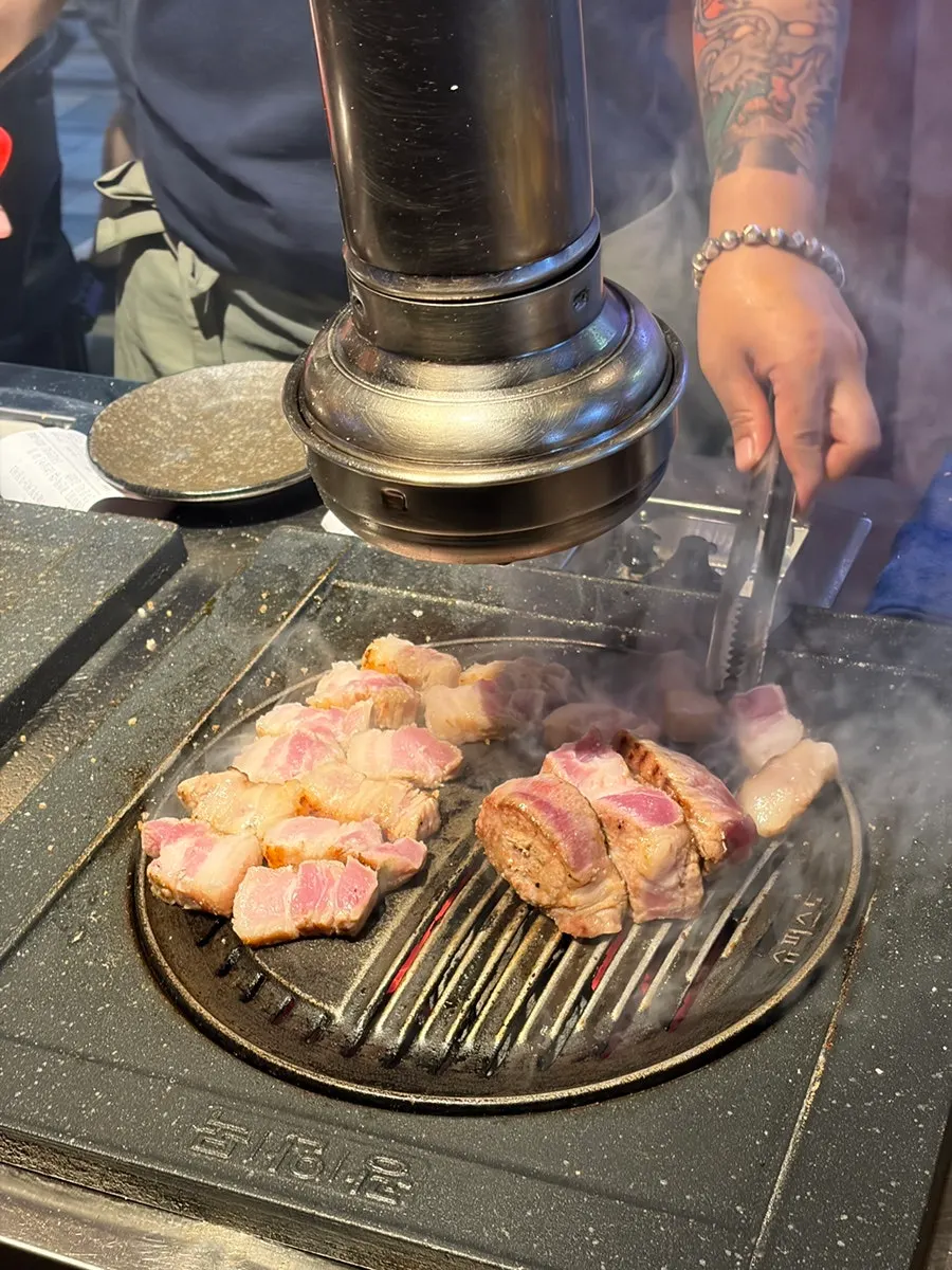 Entrance of Gwangan-mok, a dry-aged pork specialty restaurant