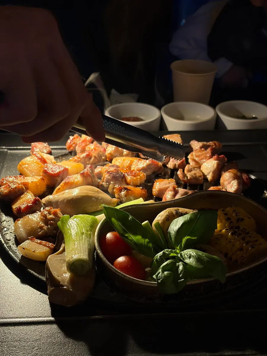 Thick-cut grilled dry-aged anmoksal