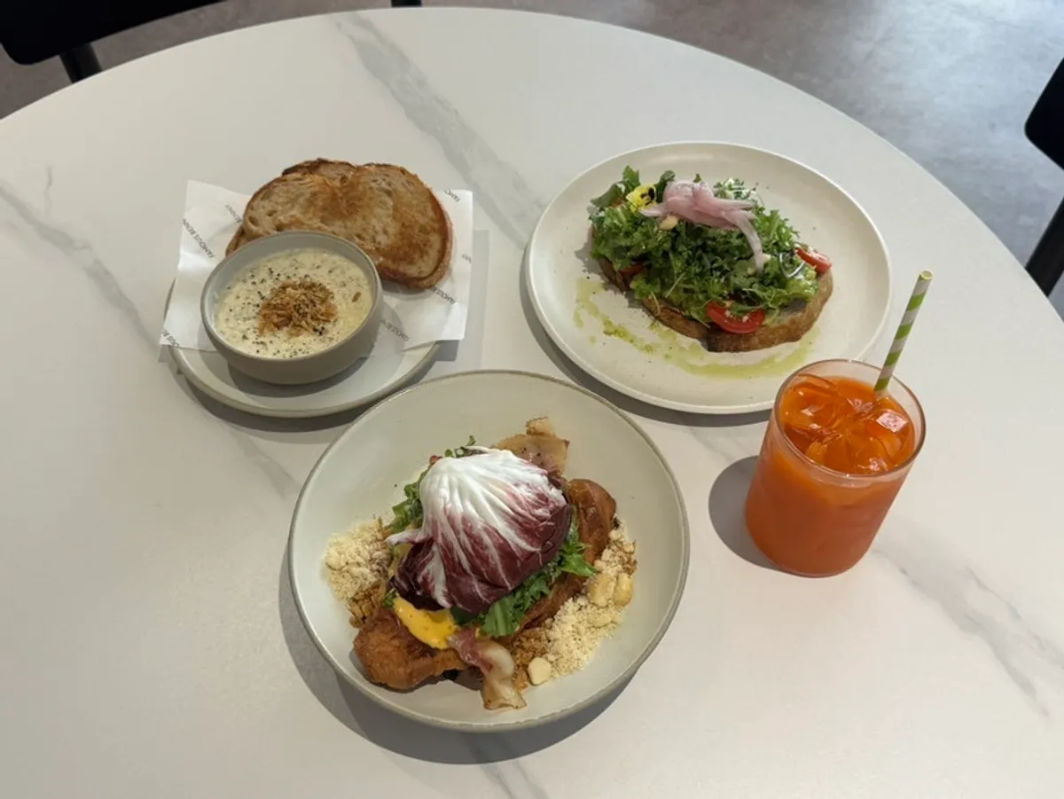 Australian-style brunch café menu
