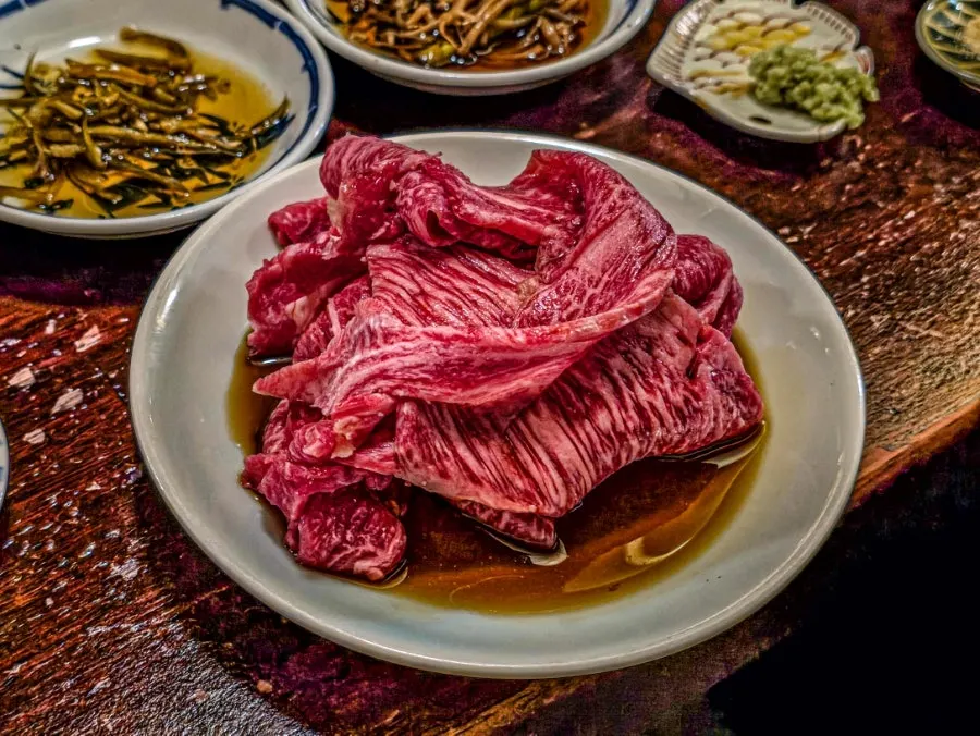 친절한 아사시 세트 500g 고기 구성