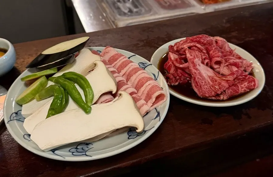 비쇼쿠 광안점 메인 메뉴판