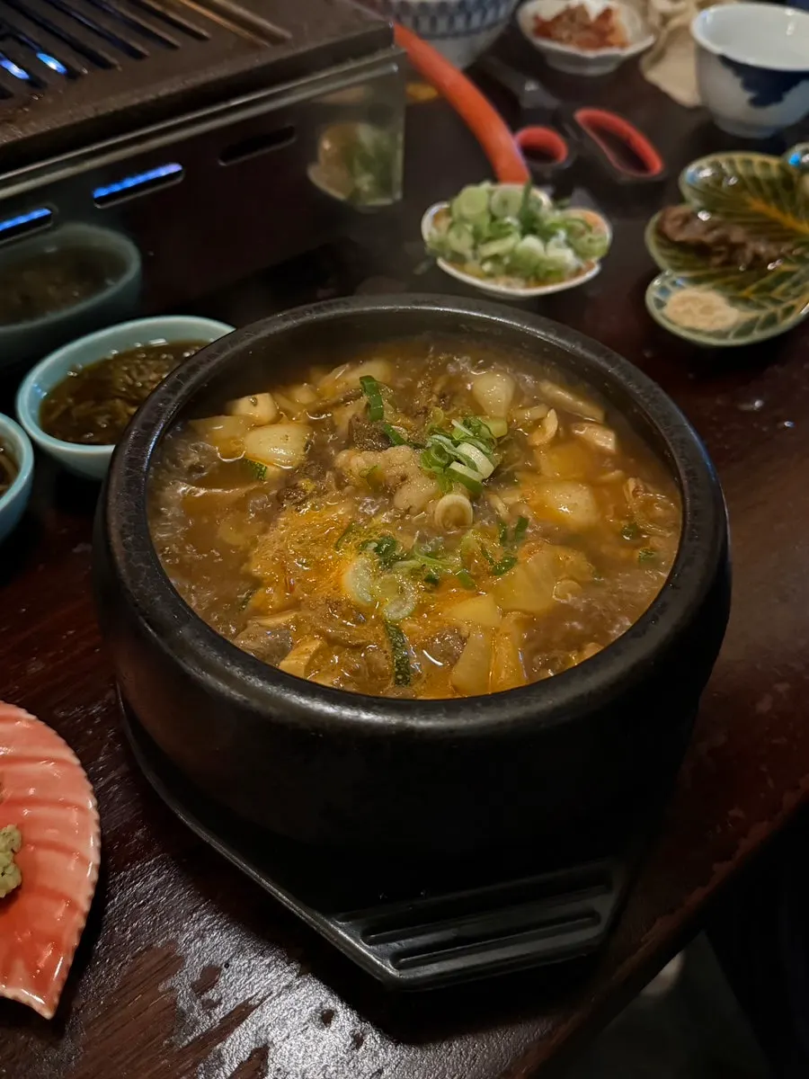 칼칼하게 주문한 한우된장찌개