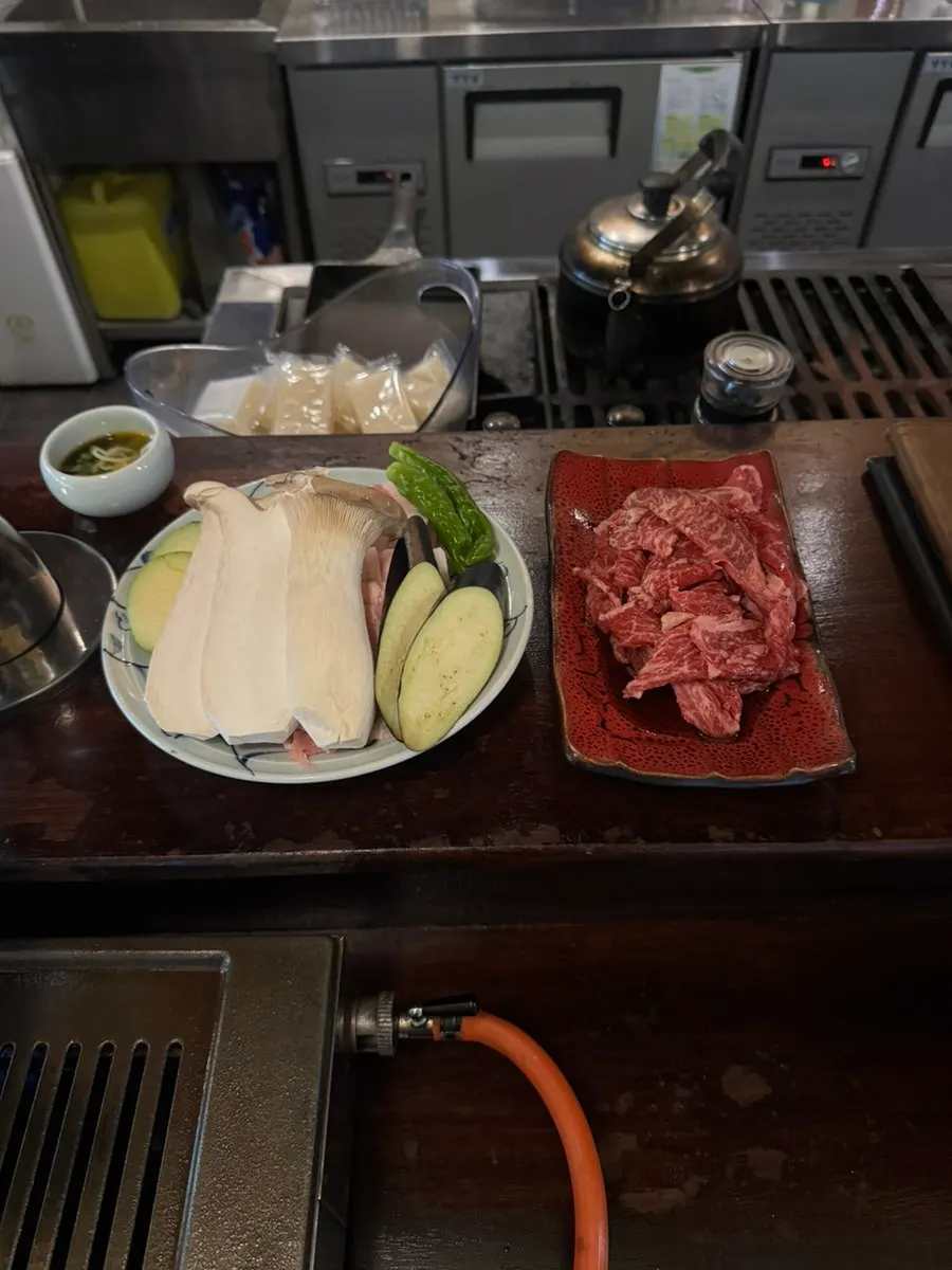 The table after enjoying the Yasashi Set