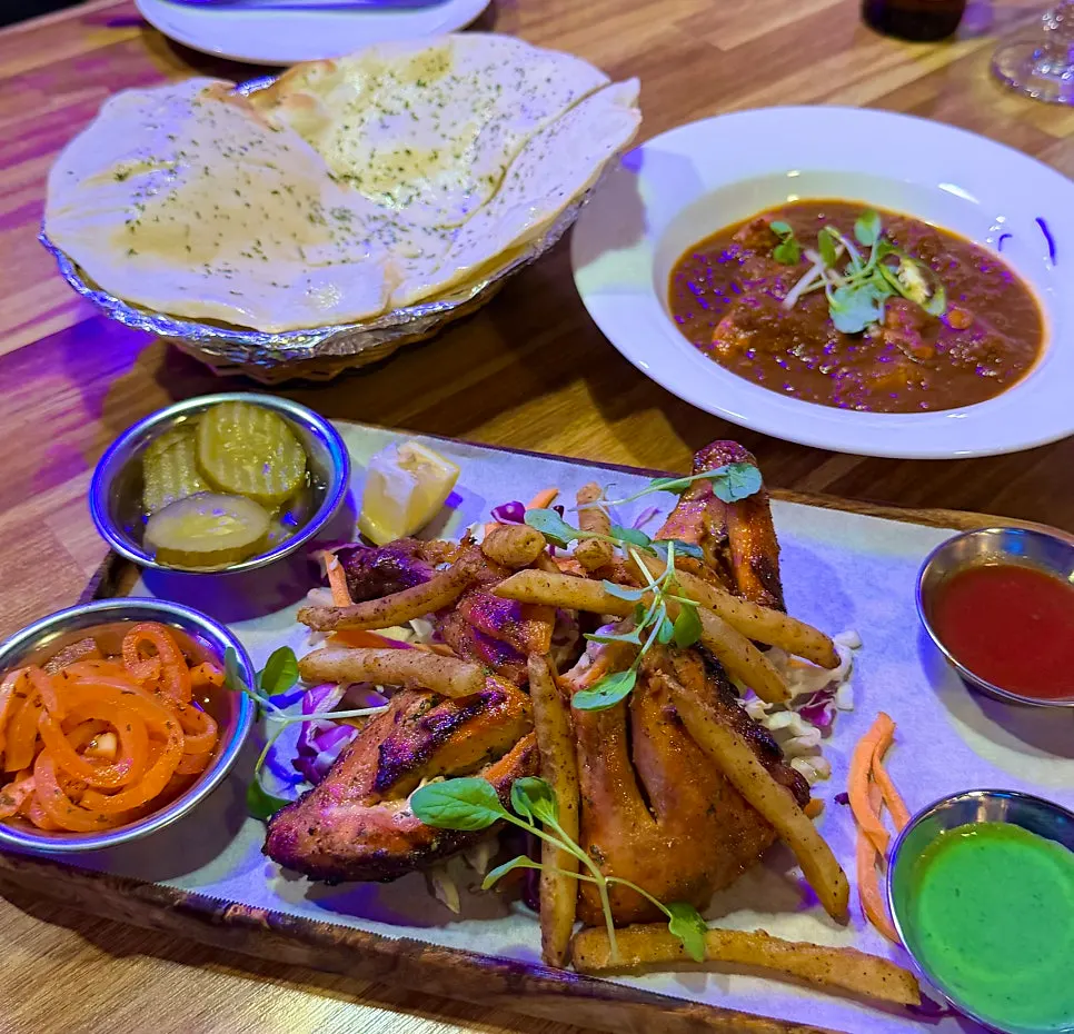 Exterior view of Bollywood Indian restaurant in Gwangalli